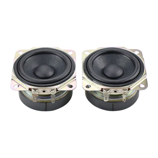 Altavoces 2pcs GHXAMP 2.5 pulgadas 66 mm Altavoces de rango completo 8ohm 10W Diy Basin Borde de goma para Audio Plok