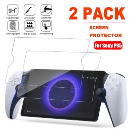 SPREKERS 2PCS Getemt glas voor Sony PlayStation Portal 5 -schermbeschermer voor PlayStation Portal AntifingerPrint Bubble Round Edge