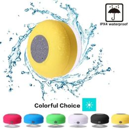 Haut-parleurs 300mAh boîte de son haut-parleurs Portable Bluetooth haut-parleur barre de son caisson de basses ventouse étanche klaxon sonore pour douche basse puissante