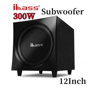 Sprekers 300W Highpower Retro Home Theatre Actief Echo Wall Sound System 12 inch Highpower Overgewicht subwoofer met ingebouwde versterker