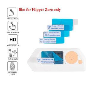 SPREKERS 3PCS SCHERM FILM COVER Game Console Screen Protector voor Flipper Zero Electronic Game Accessories Boys and Girls Gifts