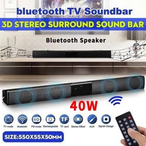 Haut-parleurs 40W Bluetooth Conférencier Colonne High Power Portable Speaker TV Soundbar For Computer Music Center Boom Boom