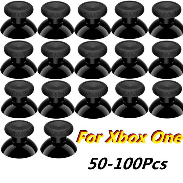 Haut-parleurs 50100pcs Remplacement des pouces de champignon 3D Joystick de bâton analogique pour Xbox One Contrôleur Gamepad Thumb Stick Caps