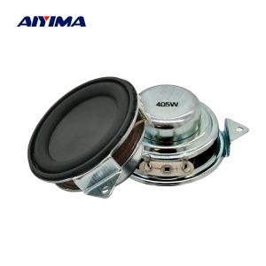 Haut-parleurs Aiyima 2pcs 1,5 pouce haut-parleurs portables 4 ohm 5W 40 mm Néodyme bricolage Bluetooth haut-parleur complet pour le théâtre à domicile