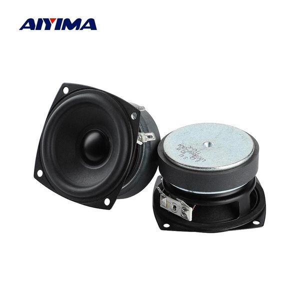 Altavoces AIYIMA, 2 uds., altavoz portátil de rango completo de 2,5 pulgadas, altavoz de Audio de 8 Ohm y 30W, cono de fibra de lana para cine en casa para Altavoz Bluetooth