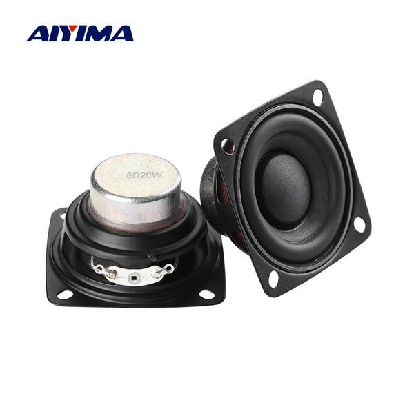 Altavoces AIYIMA 2 uds 2 pulgadas 52MM altavoz de Audio de rango completo 8 Ohm 10W 15W 20W amplificador de sonido altavoz casero DIY altavoces Bluetooth