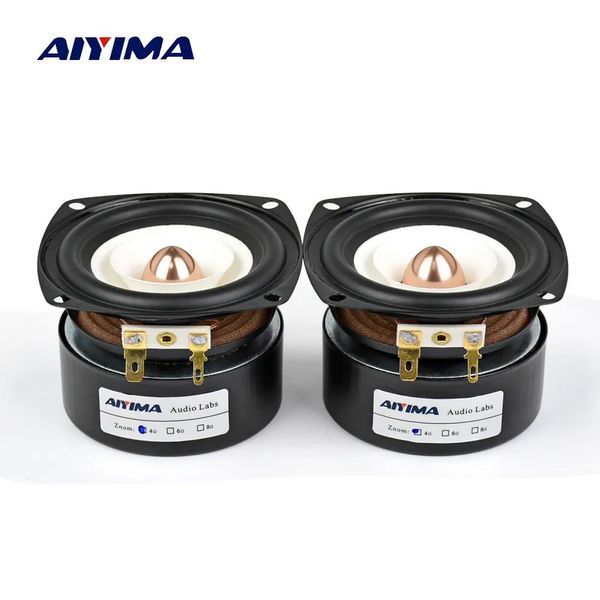 Altavoces AIYIMA 2 uds. Altavoces de rango completo de 3 pulgadas 4 8 Ohm 15W altavoz de sonido de rango medio para amplificador de Audio doméstico