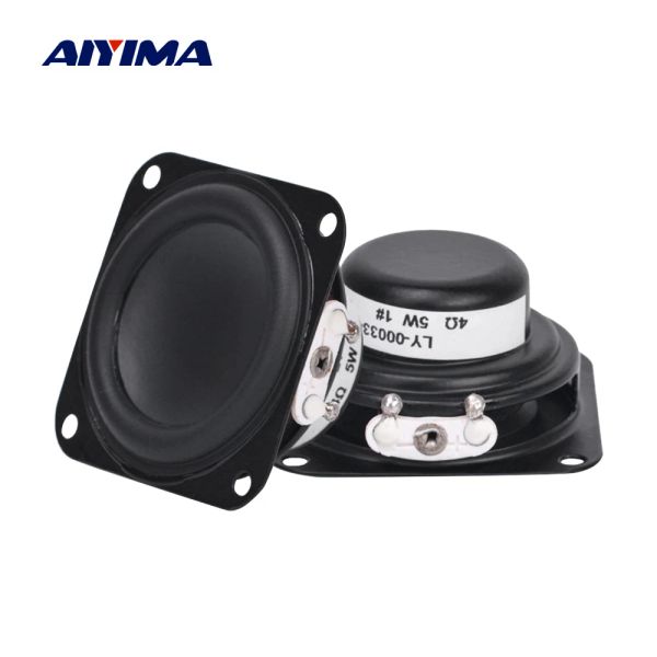 Altavoces aiyima 2pcs 40 mm Mini altavoces 4 ohm 5W Bluetooth altavoz Home Sound de rango completo Audio Amplificador de audio altavoz