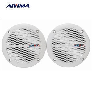 Altavoces AIYIMA 2 uds altavoces de techo de Audio altavoz de Radio resistente al agua sonido pasivo WEAH400 4 Ohm 25W altavoz DIY para cine en casa