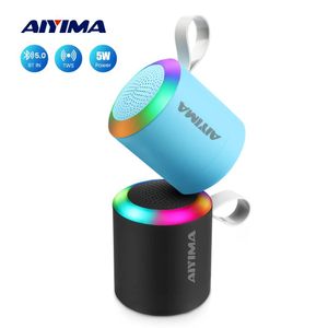 Luidsprekers AIYIMA Mini LED Draagbare Bluetooth-luidspreker Waterdicht Muziekgeluid Draadloze audio Sound Bar Luidsprekers DIY Home Theater Outdoor