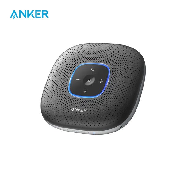 Altavoces Anker Powerconf Altavoz Bluetooth Altavoz de conferencia con 6 micrófonos, captación de voz mejorada, tiempo de llamada las 24 horas