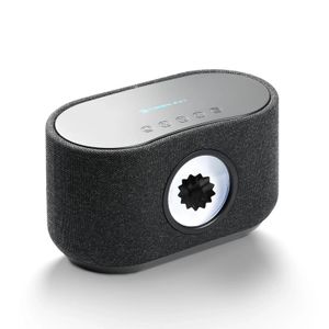 Altavoces Antigravedad Ferrofluido Venom Caja de Sonido Visualización de Música Bluetooth 5.1 Altavoz de Fluido Magnético 15W Función de Carga Inalámbrica