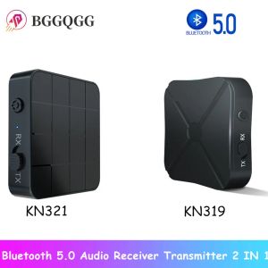 Haut-parleurs BGGQGG Bluetooth 5.0 4.2 récepteur et émetteur Audio musique stéréo adaptateur sans fil RCA 3.5MM prise AUX pour haut-parleur TV voiture PC