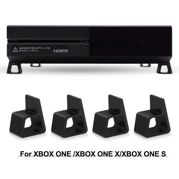 Haut-parleurs Bitfunx 3D Piets imprimés Boullage du support horizontal pour Xbox One / Xbox One S / Xbox One X Game Console