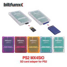 Sprekers bitfunx MX4SIO SIO2SD SD -kaartadapter voor PS2 Sony PlayStation 2 Consoles