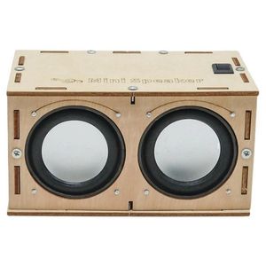 Altavoces Caja de altavoz Bluetooth Amplificador de sonido electrónico construye tu propia caja de madera portátil Sonido de altavoz Bluetooth