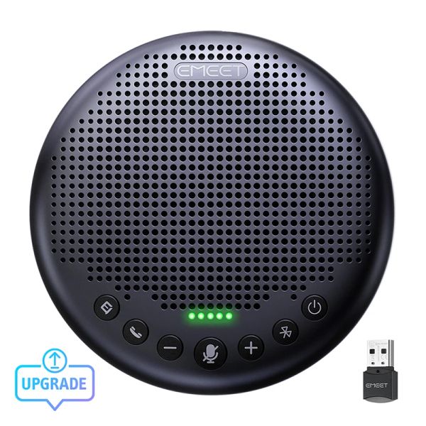 Haut-parleurs Bluetooth Speakerphone Conference Speaker Emeet Luna Plus USB Téléphone USB avec 8 microphones 360 °