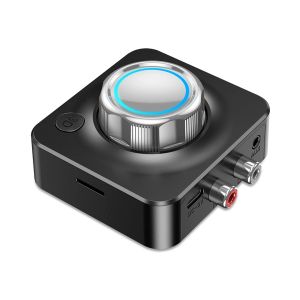 Haut-parleurs récepteur de musique compatible Bluetooth 3 mm de 5 mm Adaptateur TF Carte mémoire en streaming Écouteur de cartouche de voiture