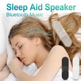 Haut-parleurs Conduction osseuse Boîte à musique Bluetooth Haut-parleur portable sans fil Basse stéréo sous l'oreiller Améliorer le sommeil Utilisation du caisson de basses