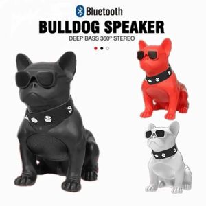 Haut-parleurs Bulldog Haut-parleur Bluetooth sans fil Portable Boombox Bass 3D Qualité sonore Surround Radio Multifonction TF Carte Super Subwoofer