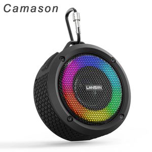 Haut-parleurs Camason haut-parleur Bluetooth sans fil caisson de basses extérieur Portable étanche Boombox stéréo boîte de son qualité avec micro