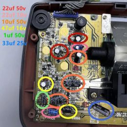 Condensateurs des conférenciers pour Sega Gamegear GG Motherboard Capacites Replaying Remplacement