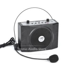 Haut-parleurs compatibles avec Bluetooth Mini mégaphone Amplificateur vocal Booster Enseignement Haut-parleur Enseignant Guide touristique Coach Metro PA System