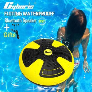 Altavoces CYBORIS IPX7 Dual 5W altavoz para natación piscina flotante Bluetooth altavoces inalámbricos impermeables uso estéreo para baño al aire libre