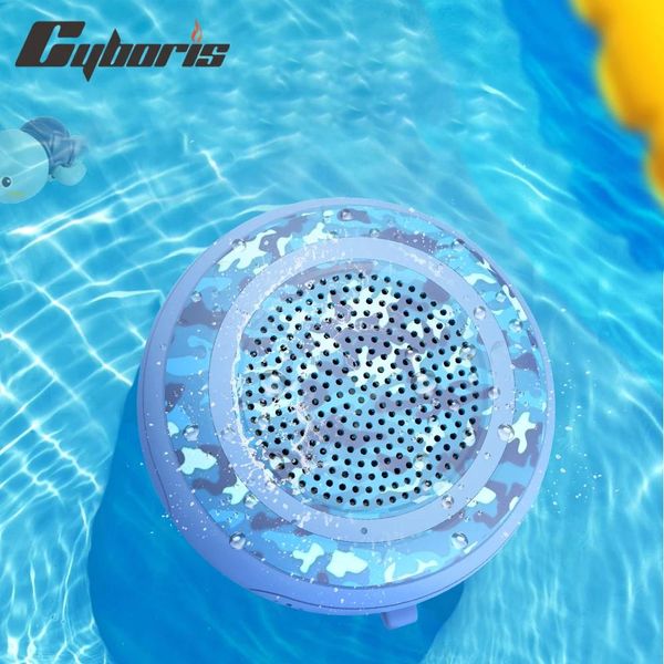 CyborisT101 5W haut-parleur flottant de piscine TWS haut-parleurs Bluetooth sans fil étanche amplificateur de son stéréo avec carte micro/TF