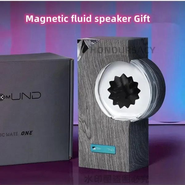 Haut-parleurs danser la musique ferrofluid rythme ferrofluid haut-parleur partenaire de musique ferrofluid affichage lampe magnét