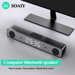 Haut-parleurs Bluetooth détachables, barre de haut-parleur Surround, caisson de basses, ordinateur PC portable, USB filaire, double lecteur de musique