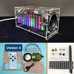 Altavoces diy que sueldan el altavoz 5v del bluetooth 5.0 del equipo con el espectro del zócalo 4Ohm 3W LED de la cáscara TF/USB