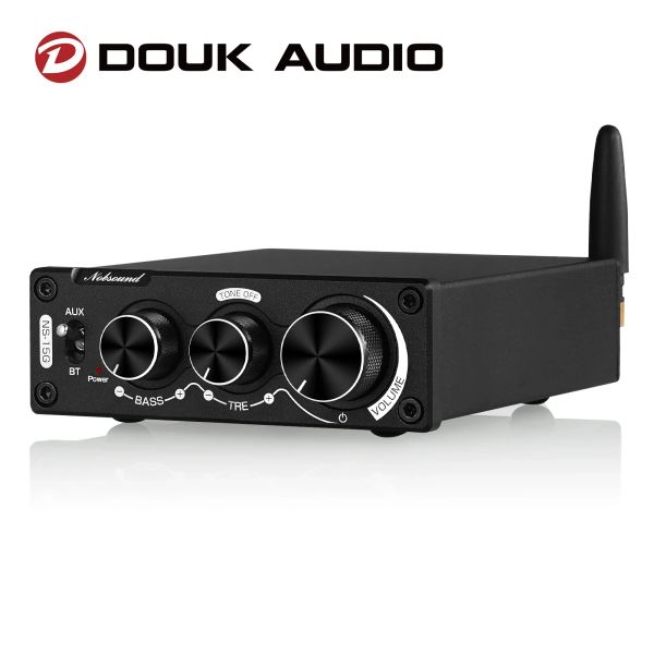 Altavoces Douk Audio Mini TPA3116 amplificador de Audio Digital HiFi Bluetooth 5,0 Clase D amplificador de potencia estéreo 100W * 2 para altavoz