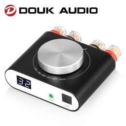 Luidsprekers Douk Audio Q10 Mini Digitale AUX/Optische Versterker Bluetooth 5.0 Ontvanger HiFi Klasse D Eindversterker voor thuis Speaker