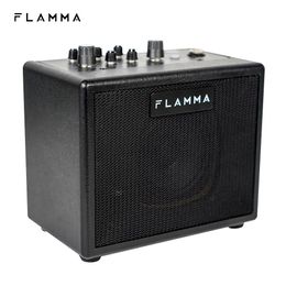 Luidsprekers Flamma Fa05 Elektrische Gitaarversterker Amp Bluetooth Combo Versterker Luidspreker Mini Draagbaar met 7 Voorversterkermodellen 40 Drum Hine