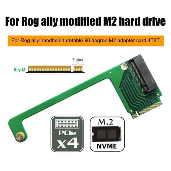 Conférenciers pour ROG Handheld Ally Handheld Transfert Board 90 degrés Ally Ally Adaptateur modifié NVME Carte de disque dur M.2 Accessoires 2280 O9Z6