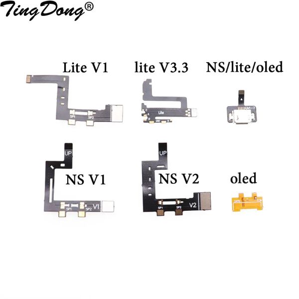 Haut-parleurs pour Switch NS Lite Oled Cable V1 V2 Lite V1 V3.3 Raspberry Pi Chip Flex Cable Game Machine OLED DATO BIBS