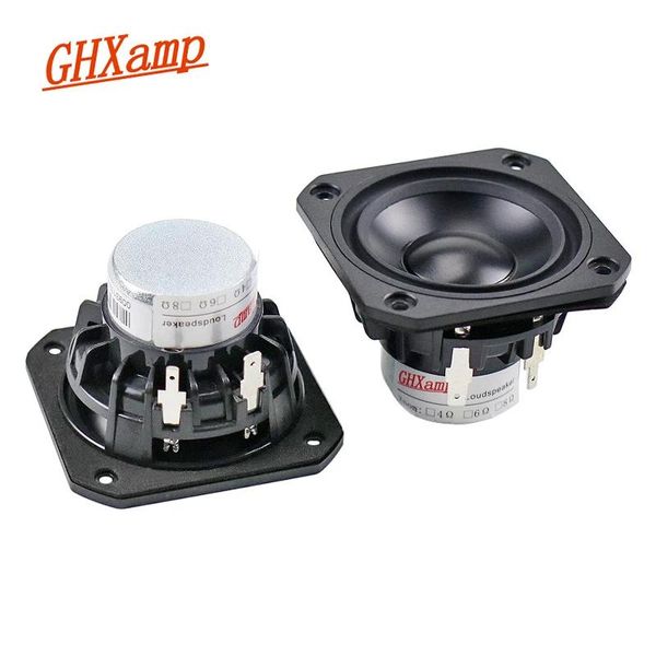 Altavoces GHXAMP 2,5 pulgadas 69mm Unidad de altavoz de rango completo Óxido de aluminio Cerámica Cono Neodimio Tweeter Mid Bass Altavoz de computadora Diy 2 piezas