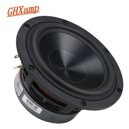 Haut-parleurs GHXAMP 5,25 pouces Bass haut-parleur 60W Woofer Unit Hifi Aluminium Ceramic Black Diamond Cast Biadsheft Home Theatre 55Hz3.2KHz 4OHM