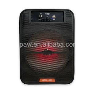 Altavoces GTS1520 8 pulgadas moderno último sonido súper bueno micrófono con cable reproductor de Audio Karaoke altavoz inalámbrico verdadero