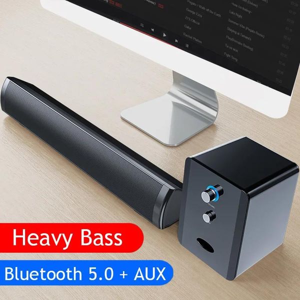 Haut-parleurs Home Theatre System Soundbar TV Subwoofer haut-parleur Bluetooth Caixa de Som Para PC Bar Boombox Cinéma Conférenciers Computer 2,1