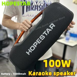 Haut-parleurs HopestarA60 100W caixa de som bluetooth haute puissance Portable sans fil pilier centre de musique basse Boombox avec micro haut-parleur Bluetooth