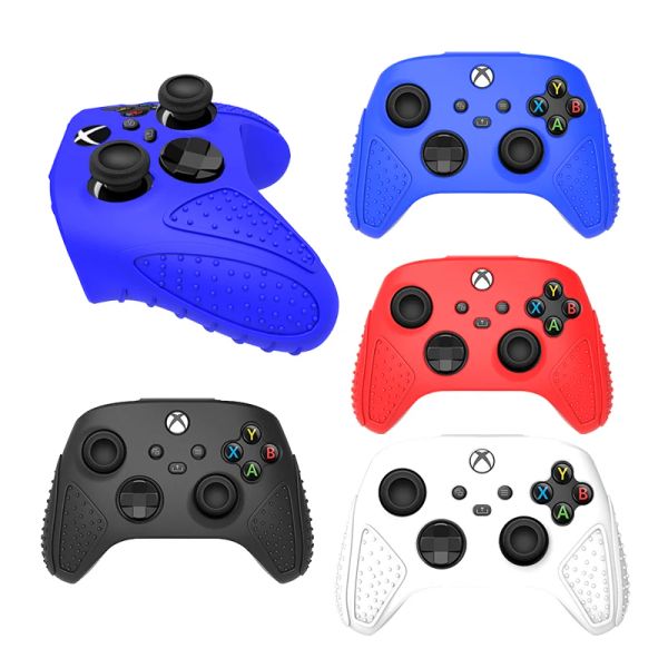 Conférenciers Vente chaude!Silicone Protective Case Antislip Handle Cover Contrôleur Contrôleur Skin pour Xbox Series X S GamePad Accessoires