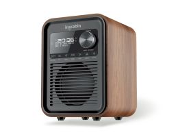 Haut-parleurs Inscabin D6 DAB Radio Haut-parleur sans fil portable avec Bluetooth, Radio FM/Beau design/Batterie rechargeable/TF/USB