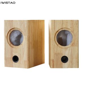 Haut-parleurs IWISTAO HIFI 4 pouces vide haut-parleur armoire en bois massif 1 paire 7.6L inversé pour Mark 4 pouces unité de gamme complète