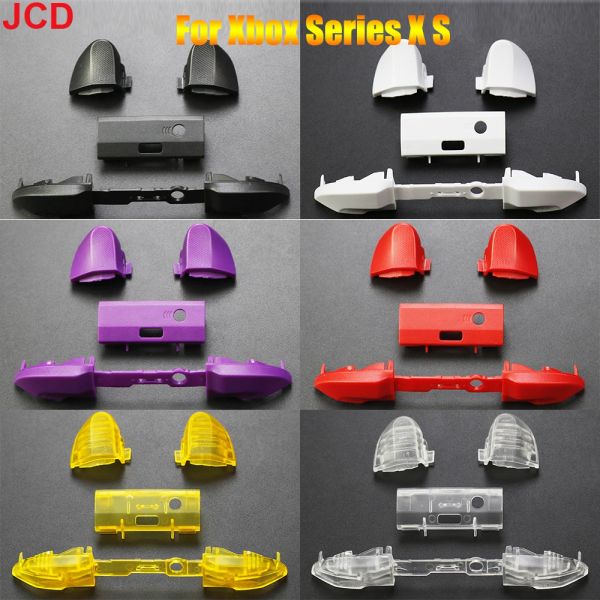 Altavoces JCD 18 Color para la serie Xbox XSX XSS Core Controller RB LB Bumper RT LT Botón de gatillo Piezas de reparación de soporte de barra media