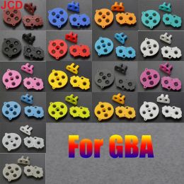 SPREKERS JCD 1Set voor GBA Rubber Button Geleidingspads voor Game Boy Advance Toets -toetsenbord AB DPAD Start Select Buttons Geleidingspads