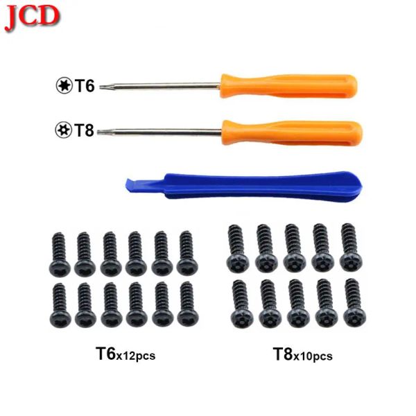 Haut-parleurs JCD Game Tools Kit pour Xbox One X S Slim / Elite Controller TORX T8H T6 Tour de réparation de déchirures de tournevis avec T6 T8 Vis