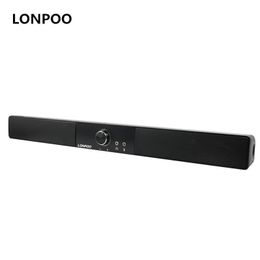 Колонки LONPOO Soundbar Bluetooth Динамик 10 Вт USB Динамик Для Компьютеров Ноутбук ПК iPhone Саундбар AUX Наушники Bluetooth Колонки