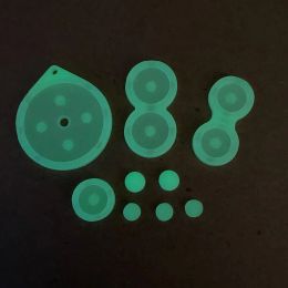 Altavoces luminios para game boy advance sp gba sp botones de goma almohadillas de contacto tornillos de silicio